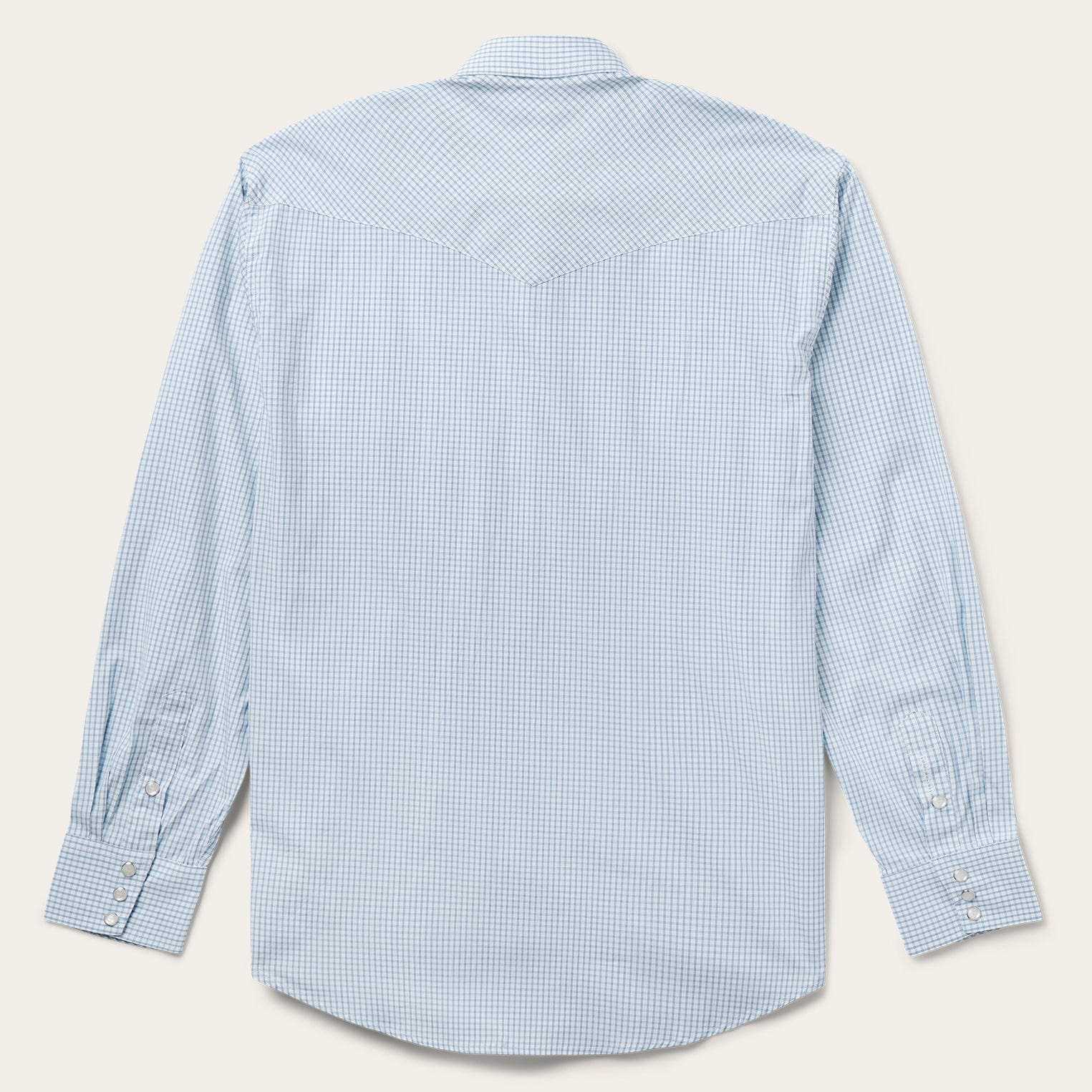 Stetson Two Stripe Check Western Shirt - Stetson - Flyclothing LLC