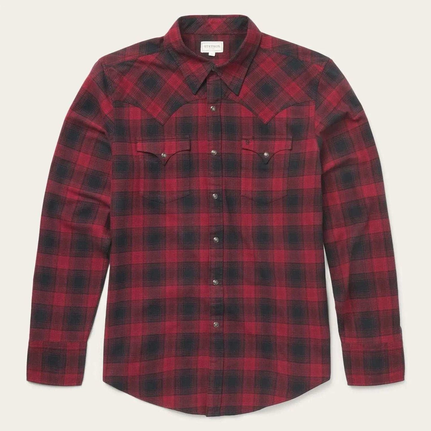 Stetson Brushed Twill Plaid Shirt - Stetson - Flyclothing LLC