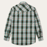Stetson Olive Ombre Plaid Western Shirt - Stetson