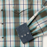 Stetson Olive Ombre Plaid Western Shirt - Stetson - Flyclothing LLC