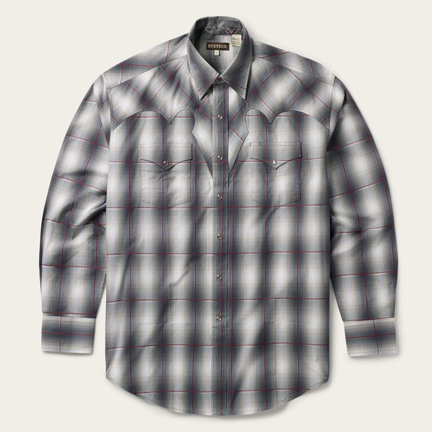 Stetson Smoke Ombre Western Shirt - Stetson - Flyclothing LLC