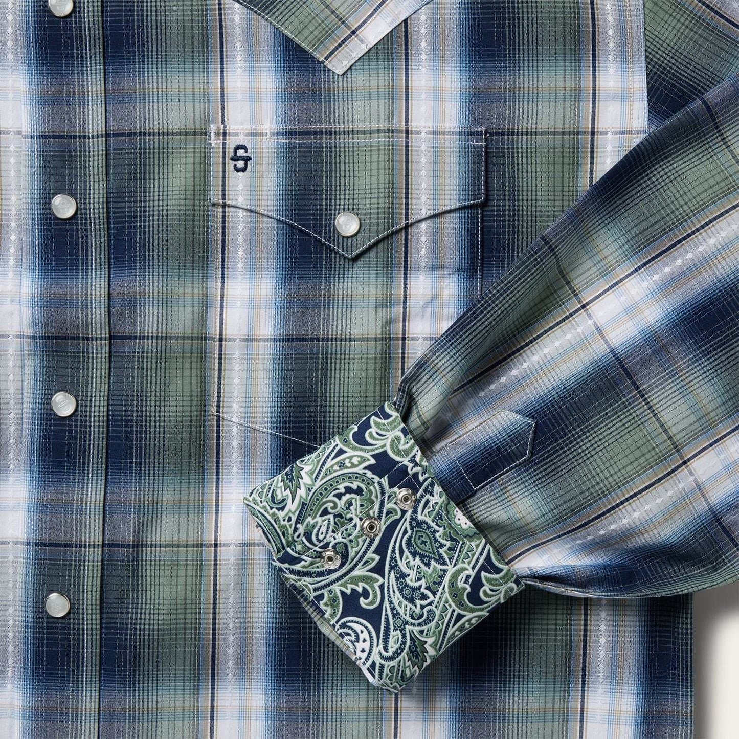 Stetson Lucky Diamond Plaid Western Shirt - Stetson - Flyclothing LLC