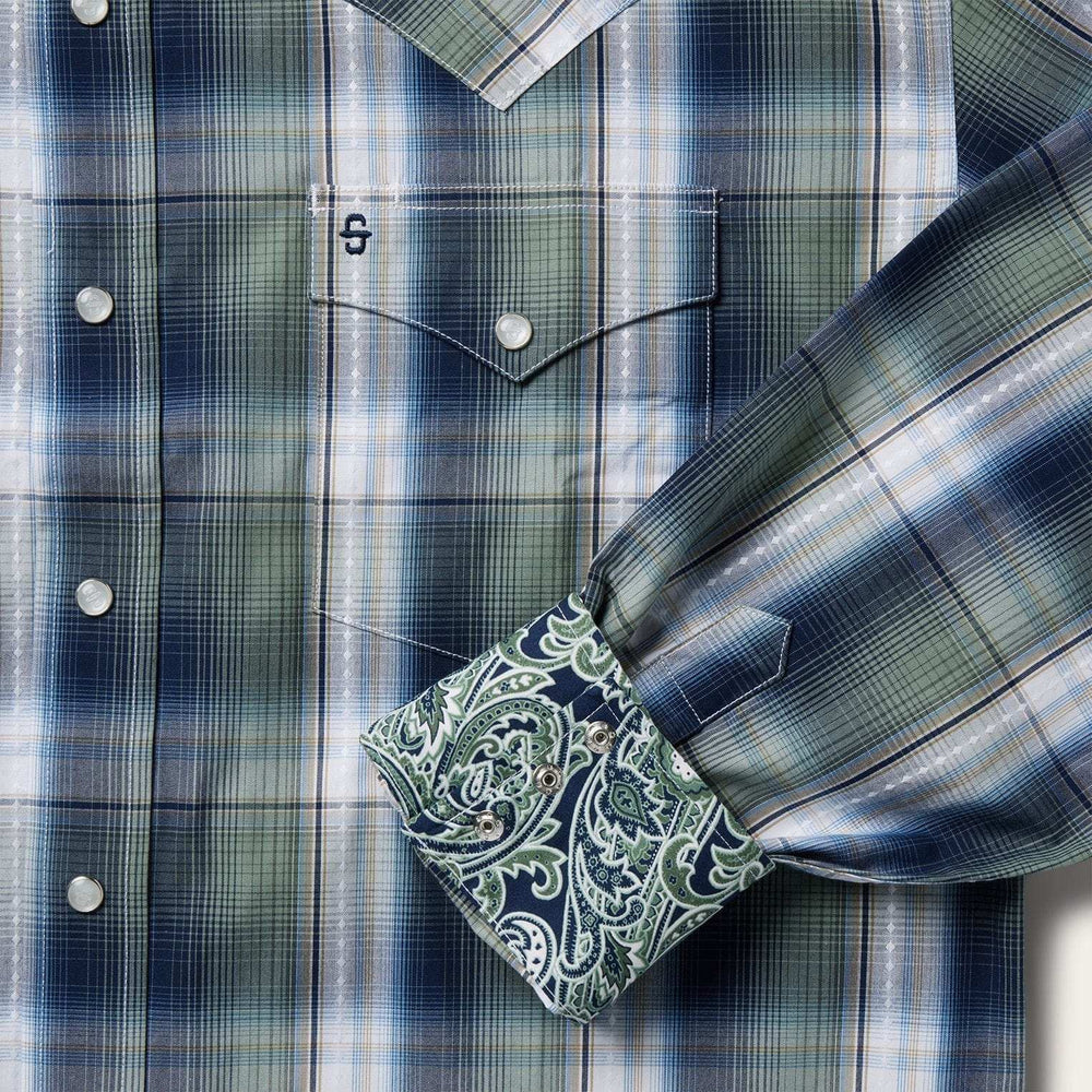 Stetson Lucky Diamond Plaid Western Shirt - Stetson - Flyclothing LLC