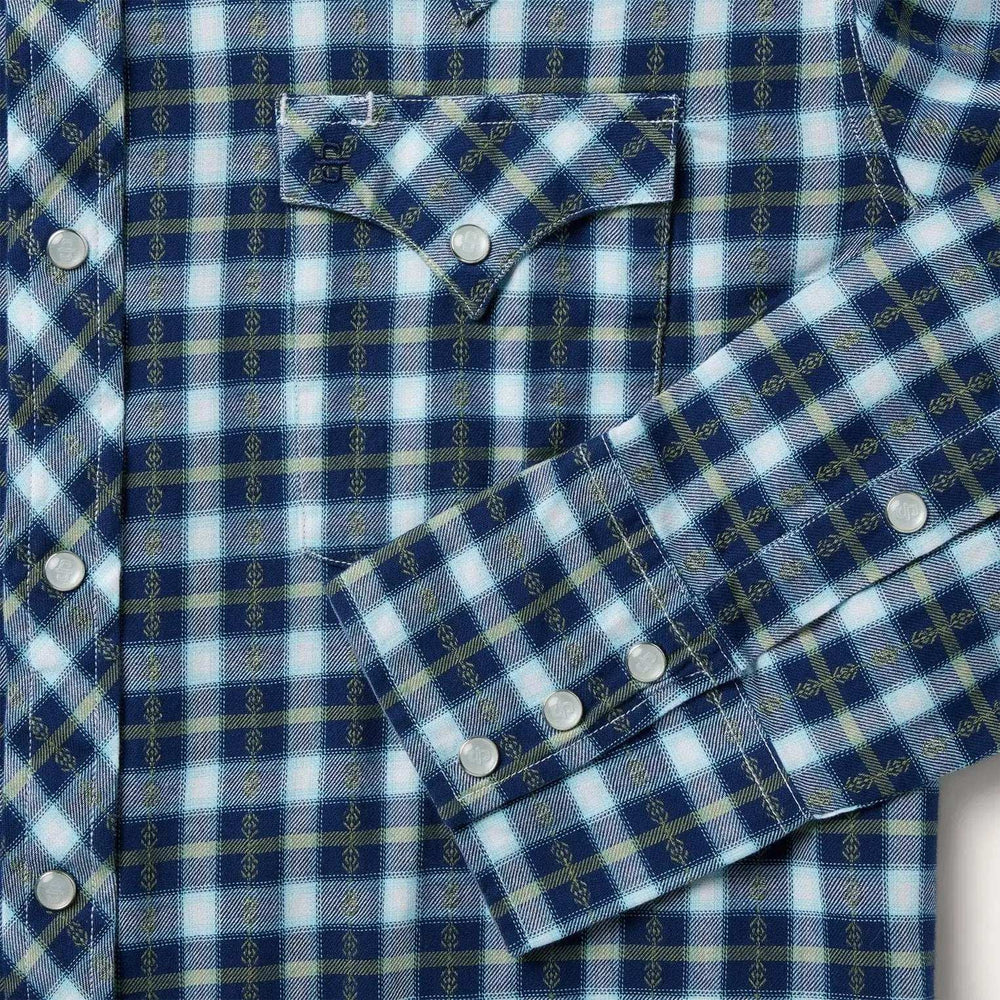 Stetson Plaid Twill Dobby Western Shirt - Stetson - Flyclothing LLC
