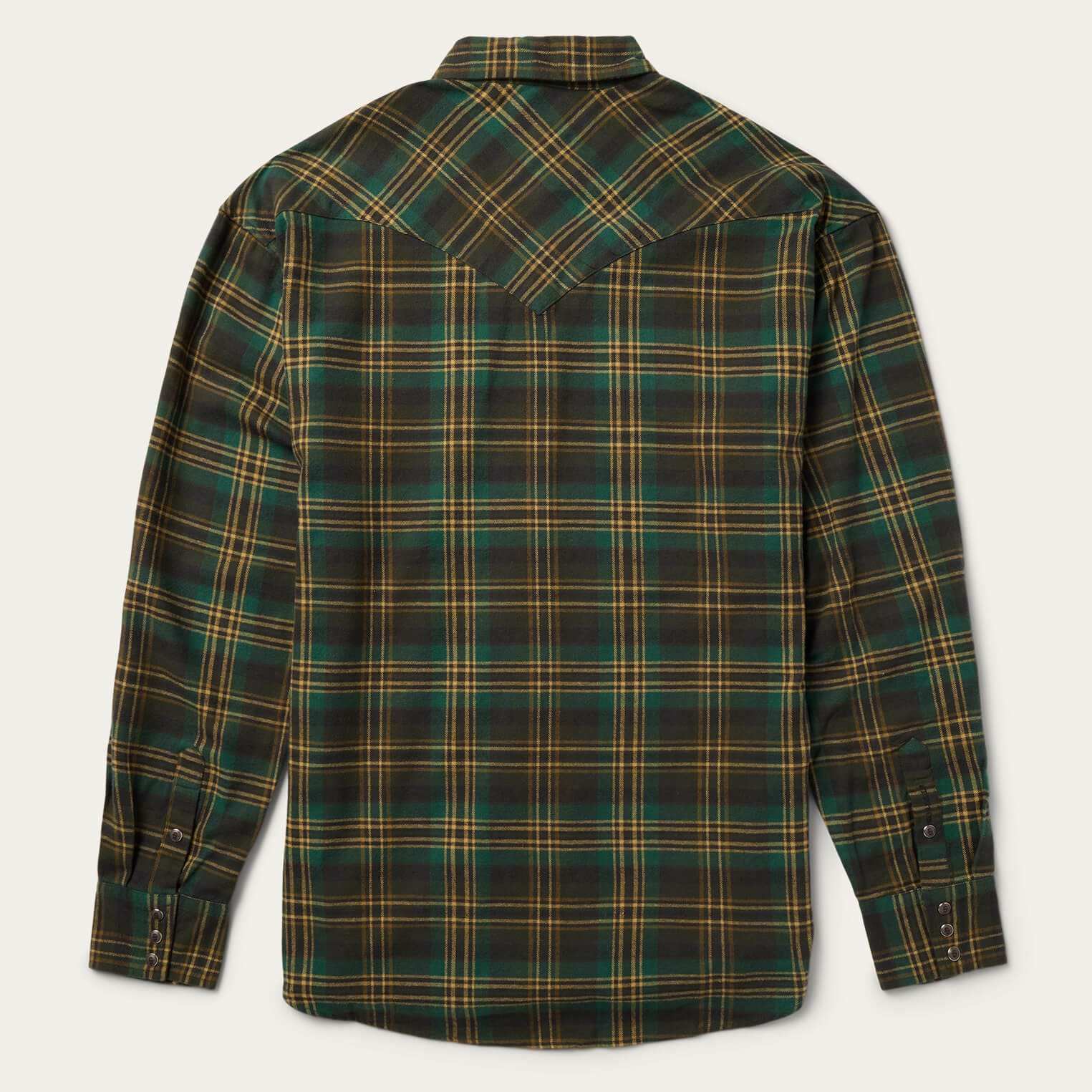 Stetson Brushed Flannel Western Shirt - Stetson - Flyclothing LLC