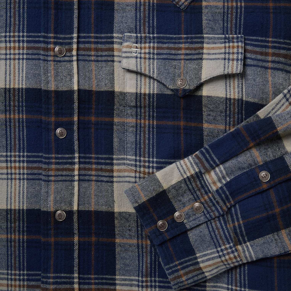Stetson Brushed Flannel Western Shirt - Stetson - Flyclothing LLC