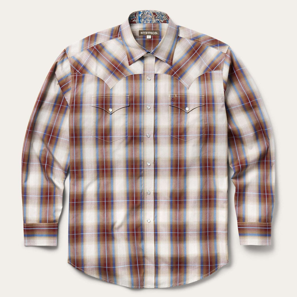 Stetson Forever Plaid Western Shirt