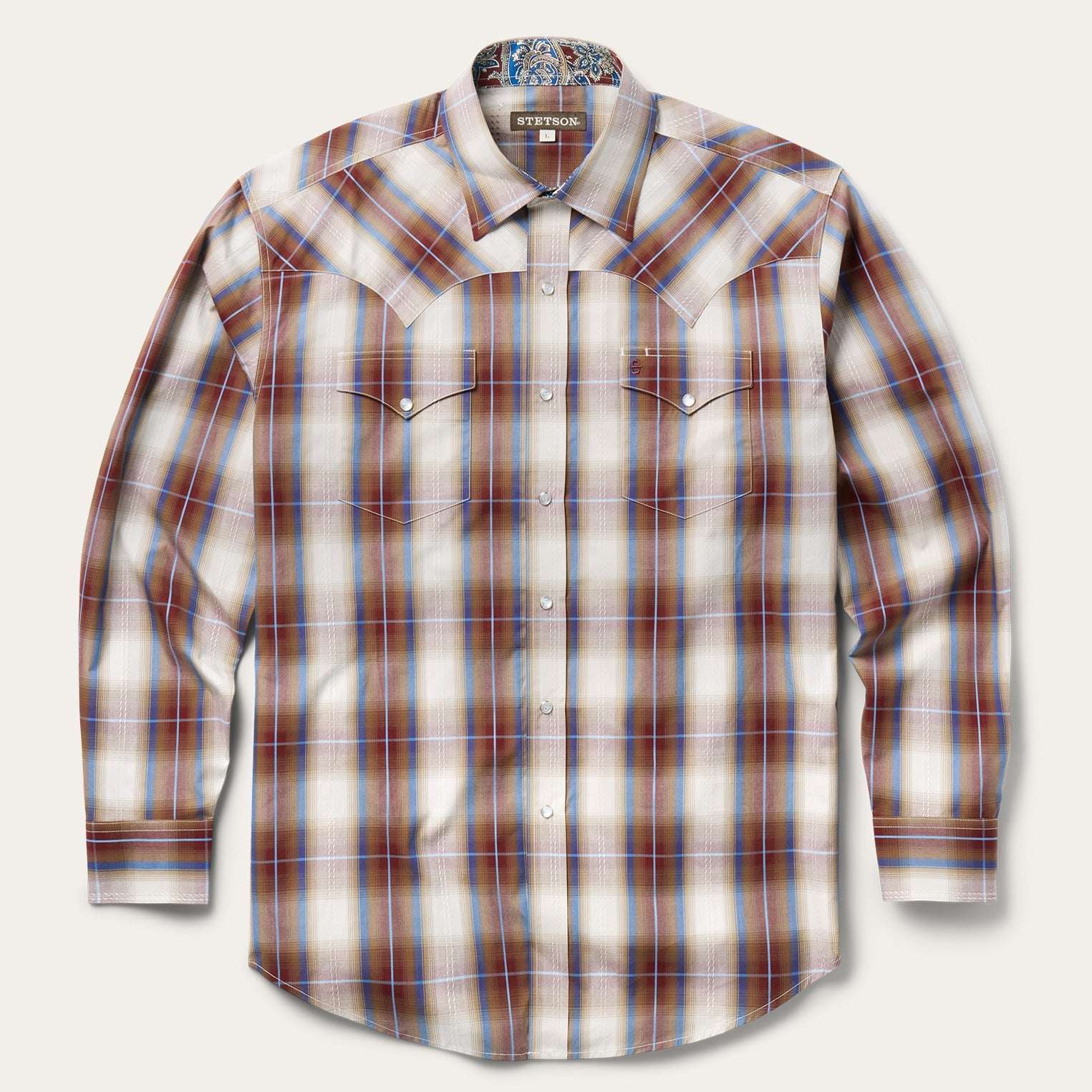 Stetson Forever Plaid Western Shirt