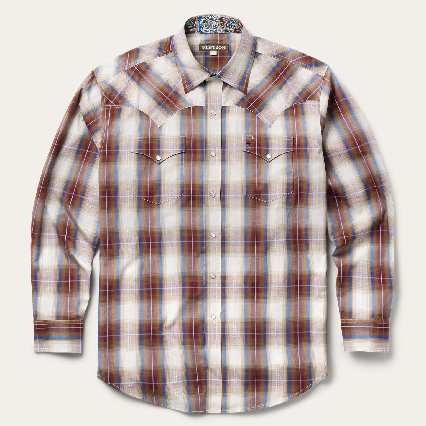 Stetson Forever Plaid Western Shirt