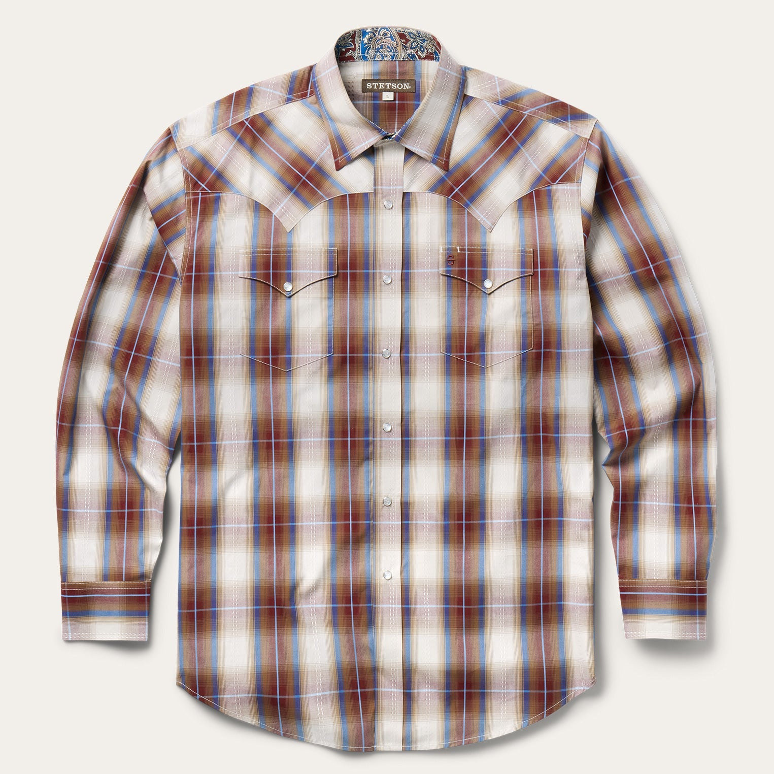 Stetson Forever Plaid Western Shirt