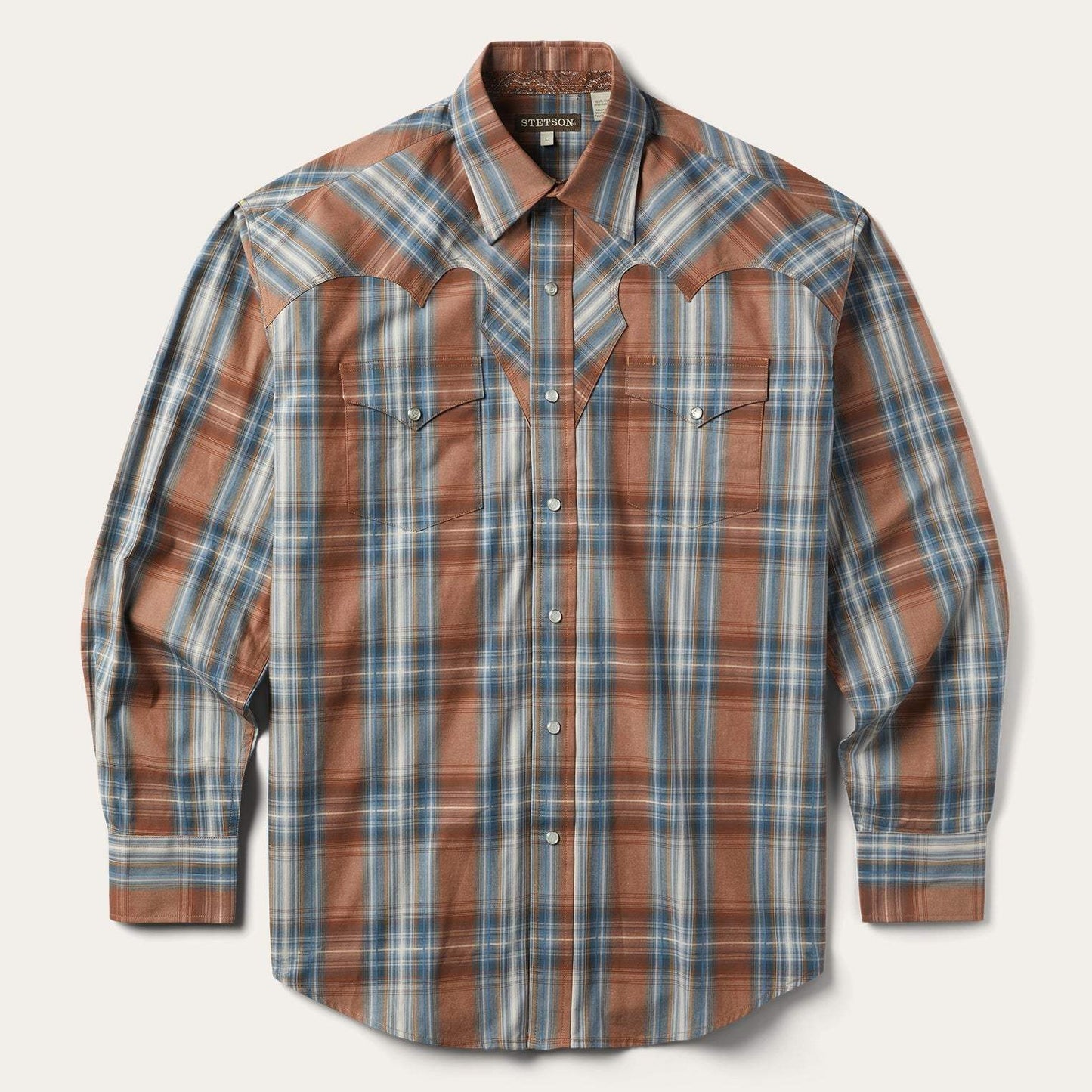 Stetson Rustic Plaid Western Shirt - Stetson - Flyclothing LLC