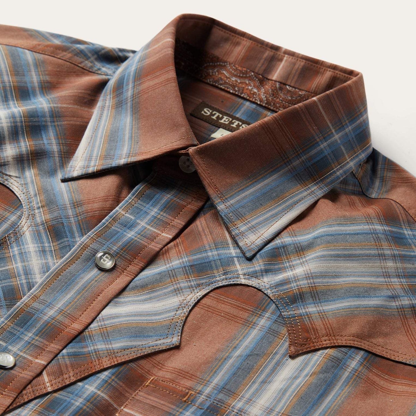 Stetson Rustic Plaid Western Shirt - Stetson - Flyclothing LLC
