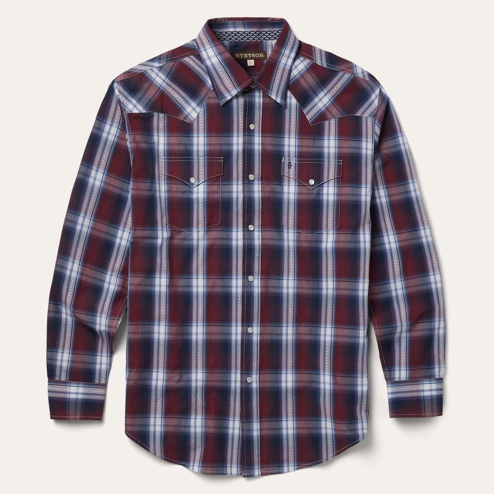 Stetson Good Luck Plaid Western Shirt - Stetson