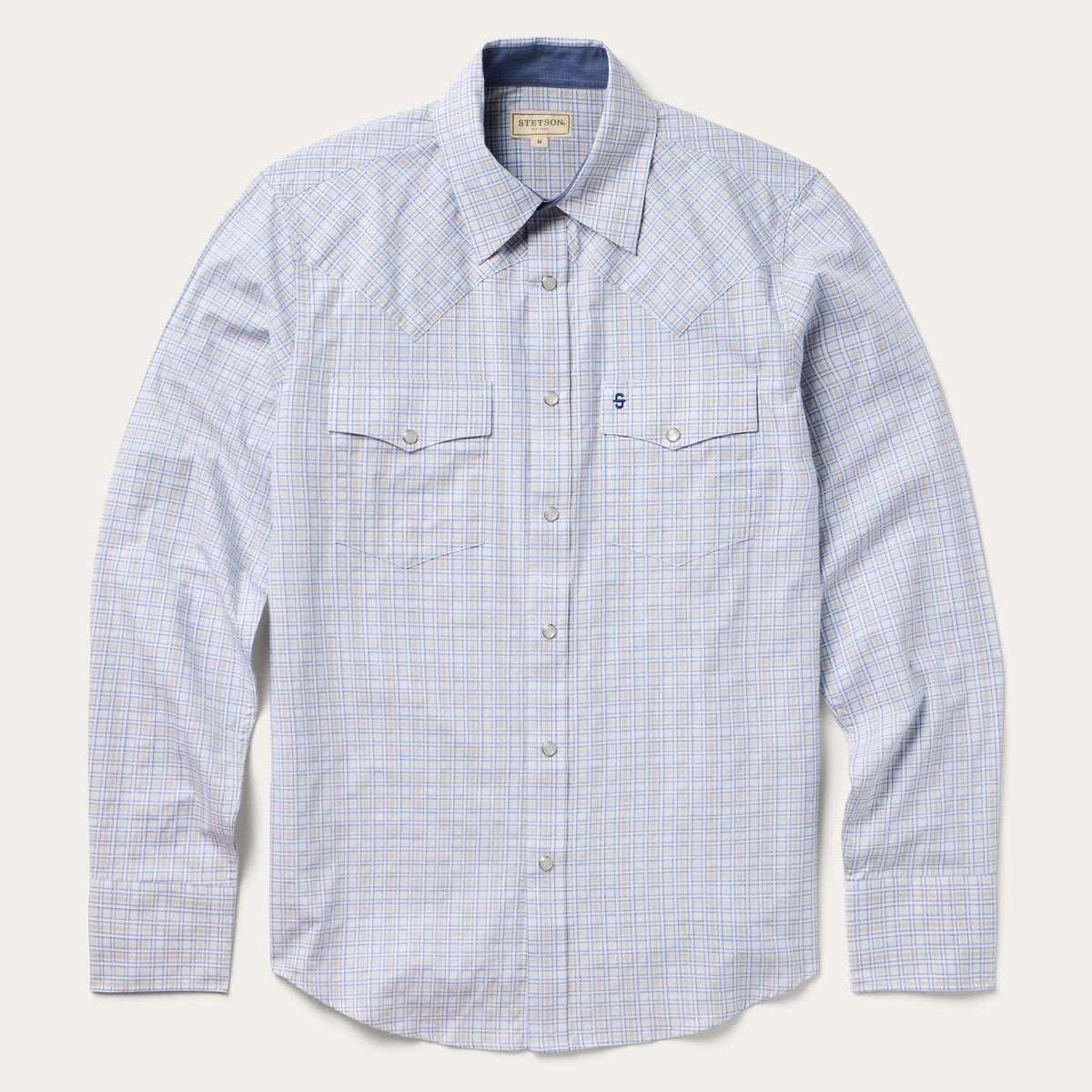 Stetson Ombre Plaid Check Western Shirt - Stetson - Flyclothing LLC