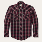 Stetson Red Marl Plaid Western Shirt - Stetson