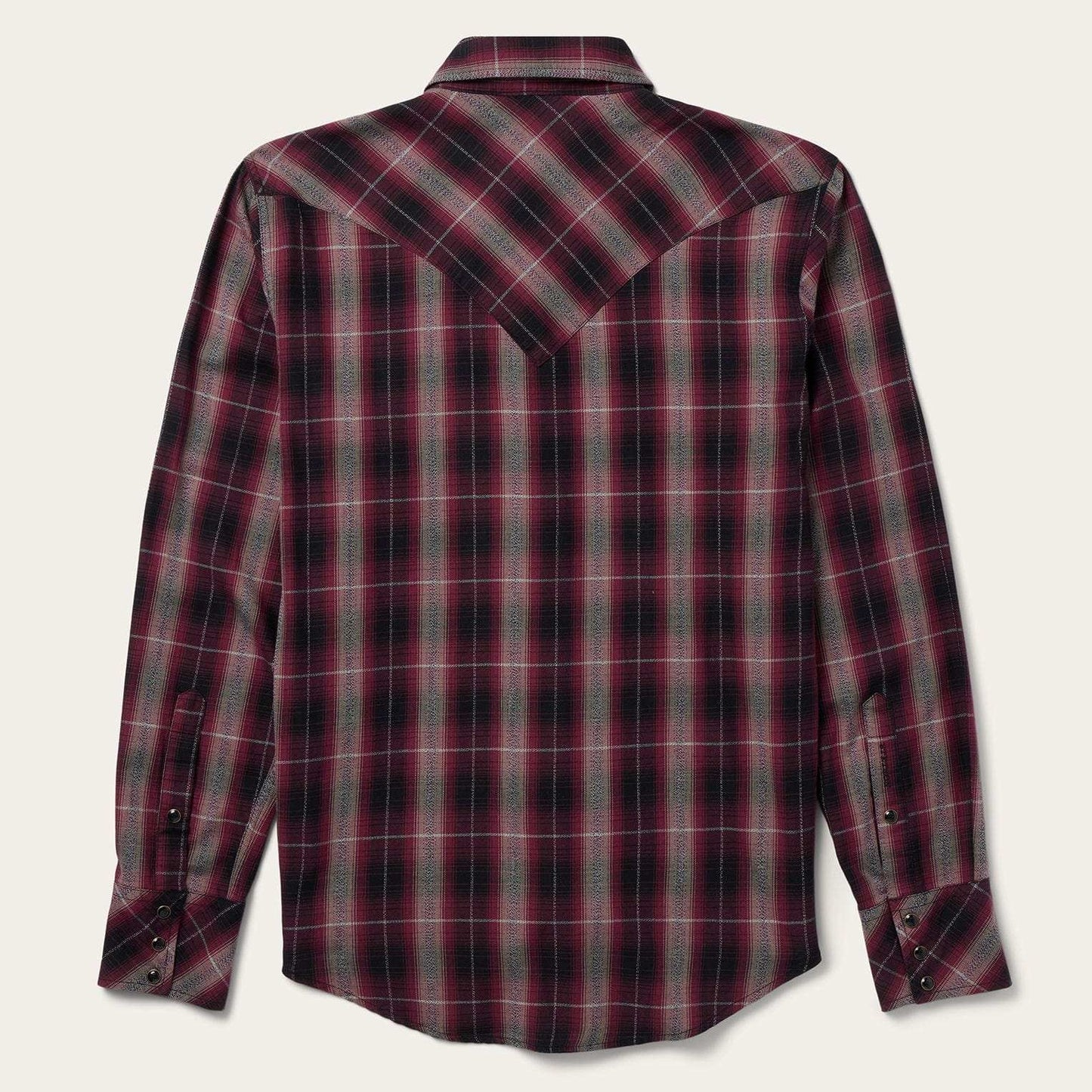 Stetson Red Marl Plaid Western Shirt - Stetson - Flyclothing LLC