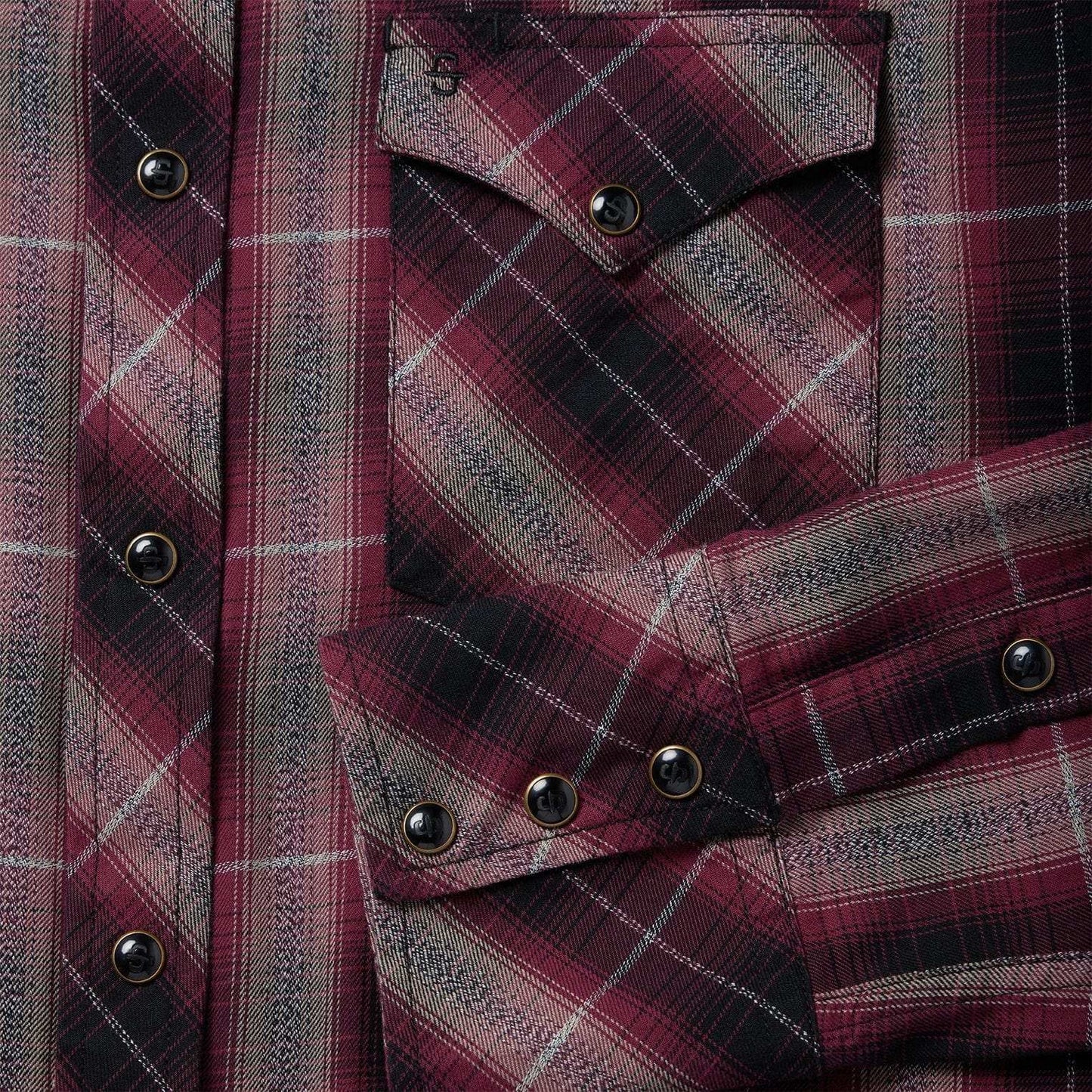 Stetson Red Marl Plaid Western Shirt - Stetson - Flyclothing LLC