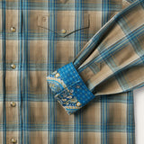 Stetson Khaki Ombre Plaid Shirt - Stetson - Flyclothing LLC
