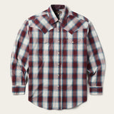 Stetson Wine Plaid Shirt - Stetson - Flyclothing LLC