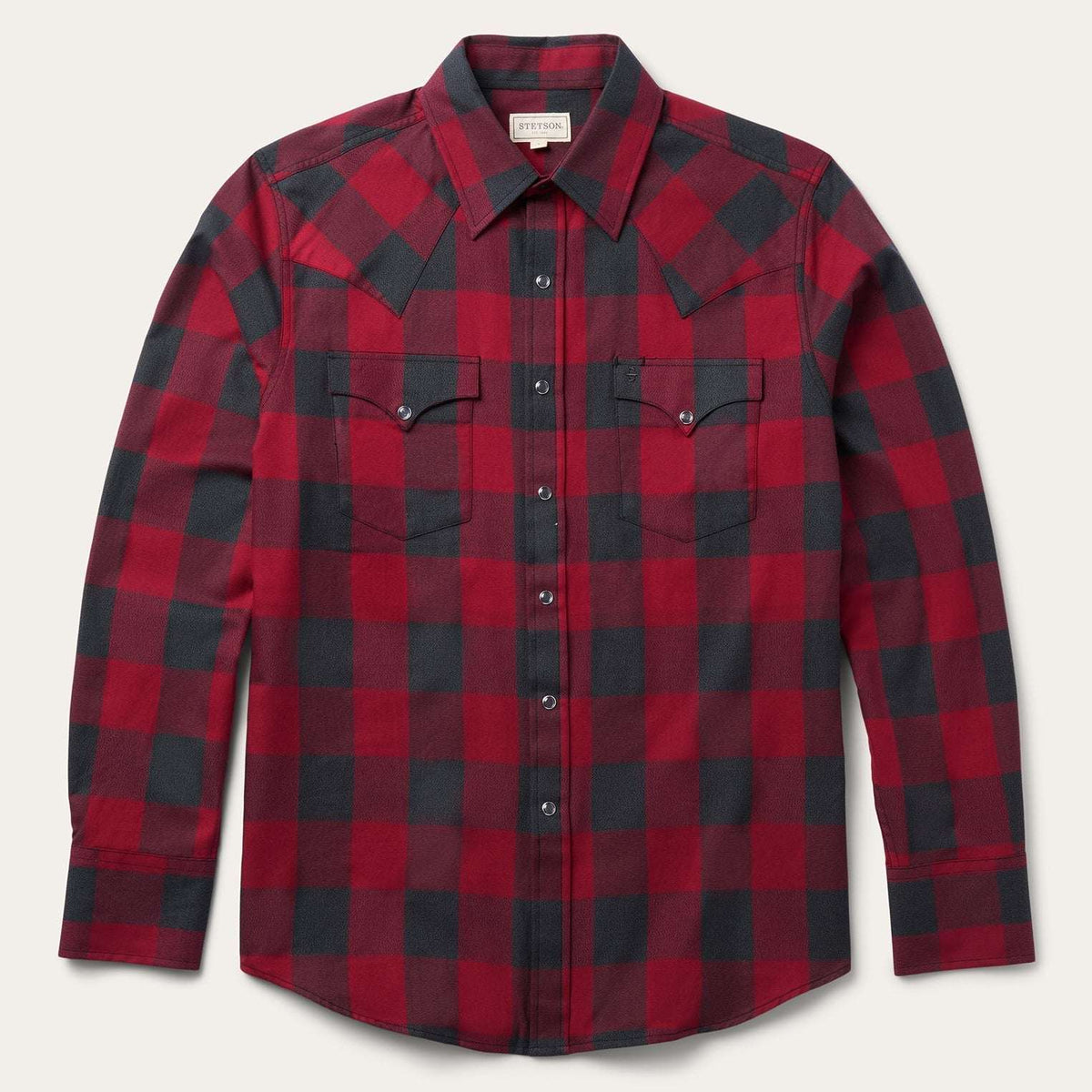 Stetson Buffalo Plaid Western Shirt - Stetson - Flyclothing LLC