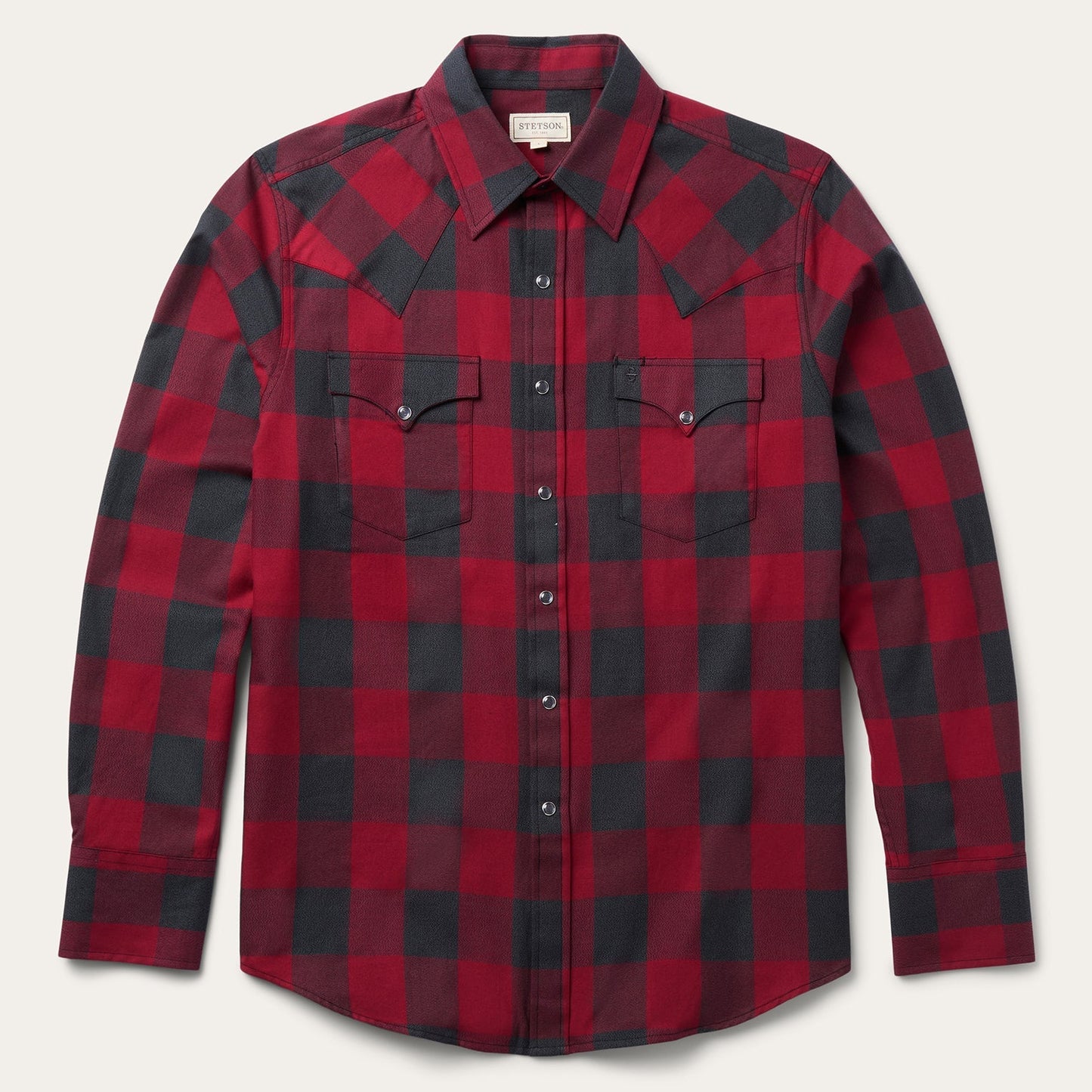 Stetson Buffalo Plaid Western Shirt