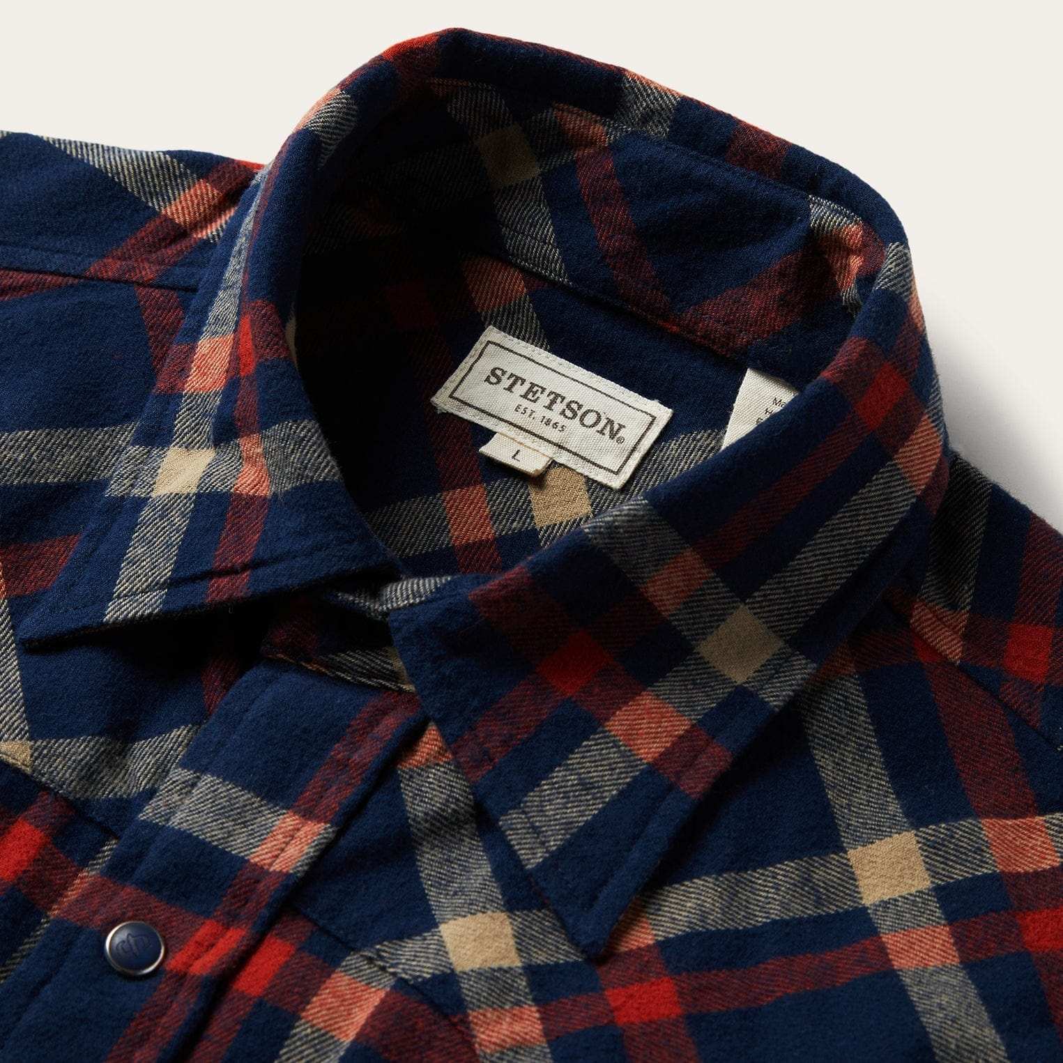 Stetson Brushed Twill Plaid Shirt - Stetson - Flyclothing LLC