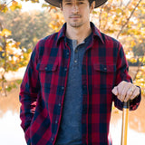 Stetson Buffalo Check Twill Shirt - Stetson - Flyclothing LLC