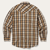 Stetson Flannel Plaid Western Shirt Brown - Stetson - Flyclothing LLC