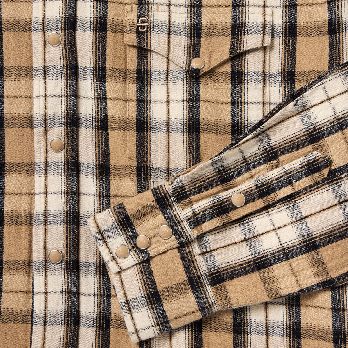 Stetson Flannel Plaid Western Shirt Brown - Stetson - Flyclothing LLC