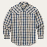 Stetson Flannel Plaid Western Shirt Blue - Stetson - Flyclothing LLC