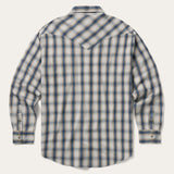 Stetson Flannel Plaid Western Shirt Blue - Stetson - Flyclothing LLC