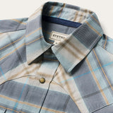 Stetson Ombre Stripe Western Shirt - Blue