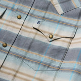Stetson Ombre Stripe Western Shirt - Blue