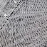 Stetson Grey Geo Print Button Front Shirt - Stetson - Flyclothing LLC
