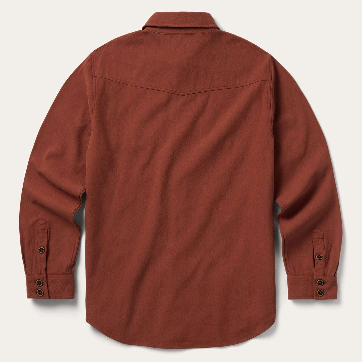 Stetson Rugged Twill Western Shirt Jacket Persimmon - Persimmon