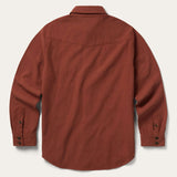 Stetson Rugged Twill Western Shirt Jacket Persimmon - Persimmon