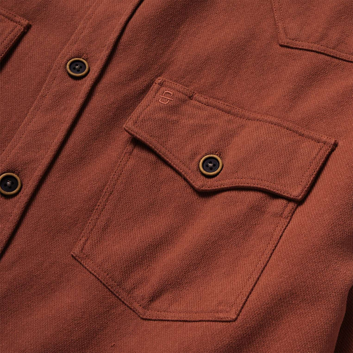 Stetson Rugged Twill Western Shirt Jacket Persimmon - Persimmon
