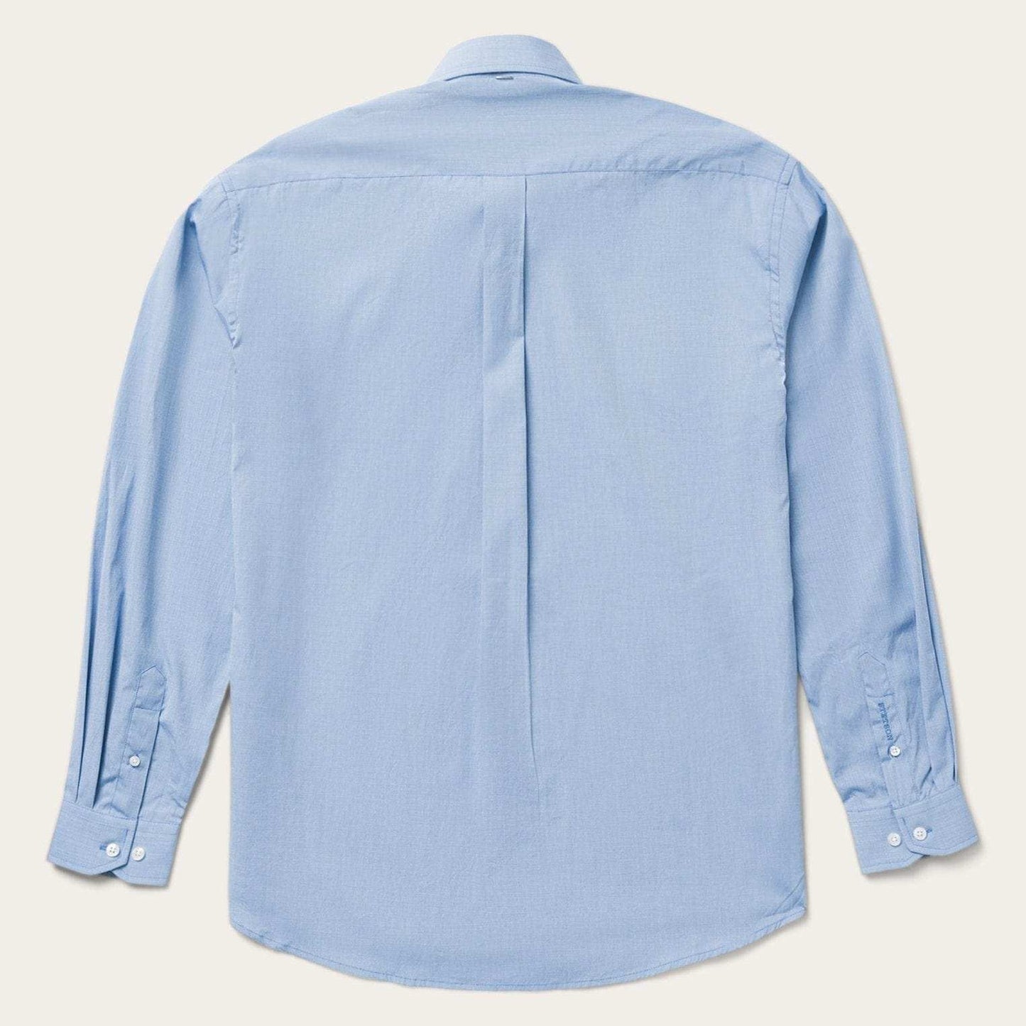 Stetson Blue Solid One-Pocket Snap-Front Shirt - Stetson - Flyclothing LLC