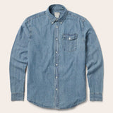 Stetson Chambray Button-Down Shirt - Stetson - Flyclothing LLC