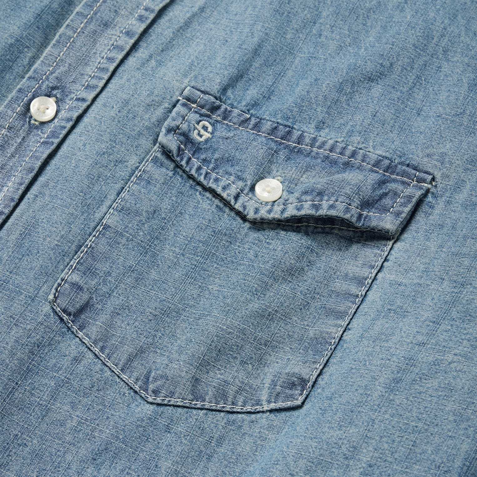 Stetson Chambray Button-Down Shirt - Stetson - Flyclothing LLC