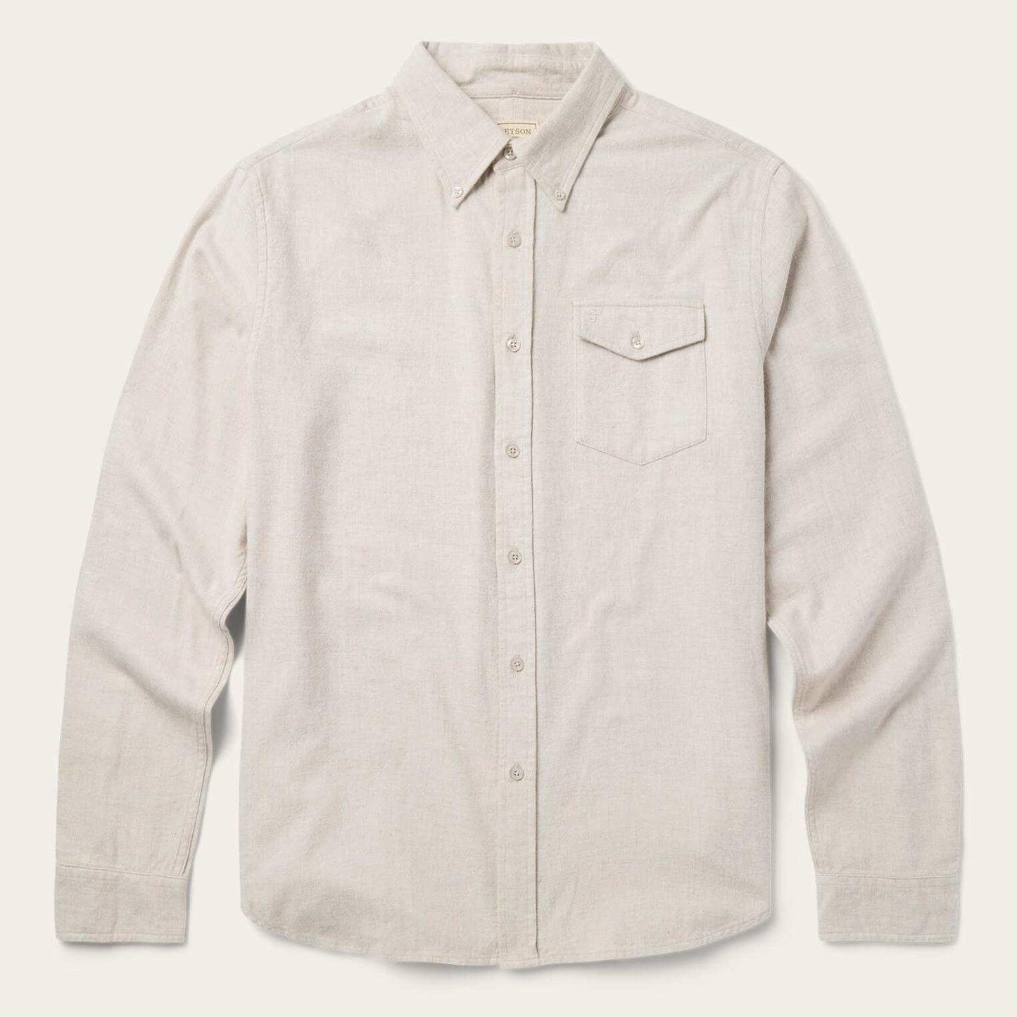 Stetson Heathered Flannel Button-Down Shirt - Stetson - Flyclothing LLC