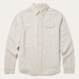 Stetson Heathered Flannel Button-Down Shirt - Stetson