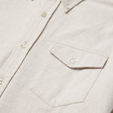 Stetson Heathered Flannel Button-Down Shirt - Stetson