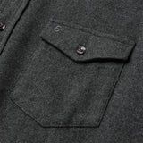 Stetson Heathered Flannel Button-Down Shirt - Stetson