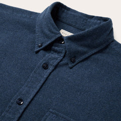 Stetson Heathered Flannel Button-Down Shirt