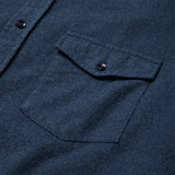 Stetson Heathered Flannel Button-Down Shirt - Stetson