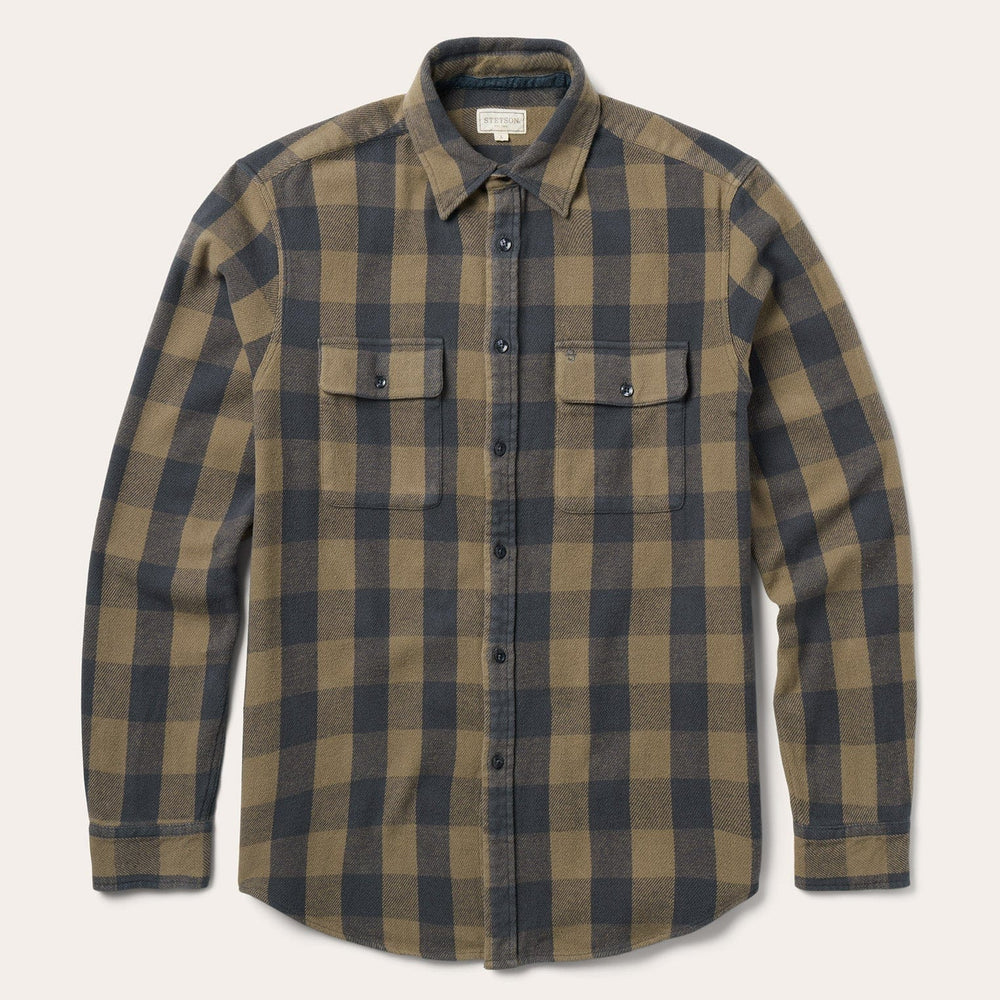 Stetson Buffalo Check Flannel Shirt - Stetson