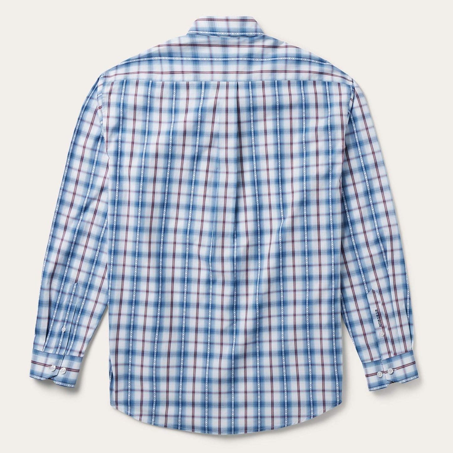 Stetson Blue Diamond Dobby Plaid Shirt - Stetson - Flyclothing LLC