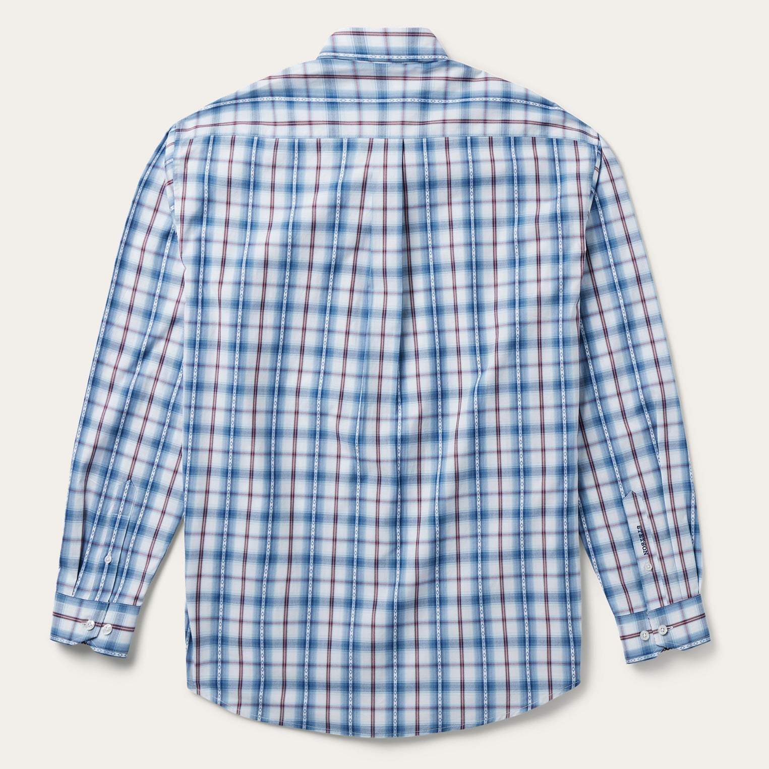 Stetson Blue Diamond Dobby Plaid Shirt - Stetson - Flyclothing LLC