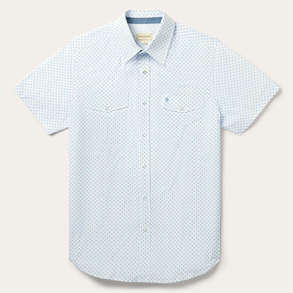 Stetson Silver Spur Short Sleeve Shirt - Stetson - Flyclothing LLC